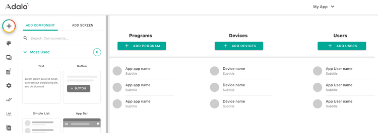 Low Code/ No Code Lineup Part 1: Adalo