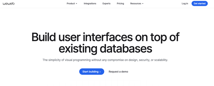 Low Code/ No Code Lineup Part 2: WeWeb