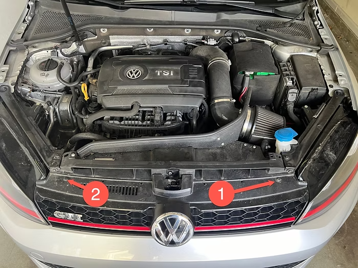 Removing Driver Side Headlight - VW GTI 2016 with HID Headlight Package